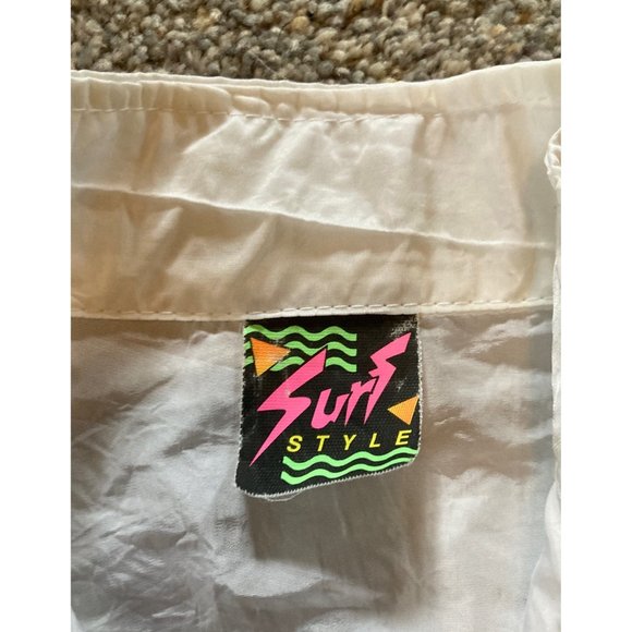 Vintage unisex Surf Style Windbreaker - Picture 4 of 5